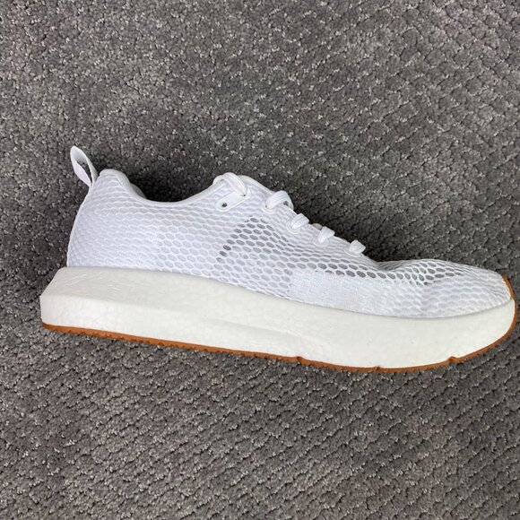 NOBULL Drive Mesh Shoes Sneakers Mens 7 Womens 8.5 White Gum Soles - Picture 11 of 14